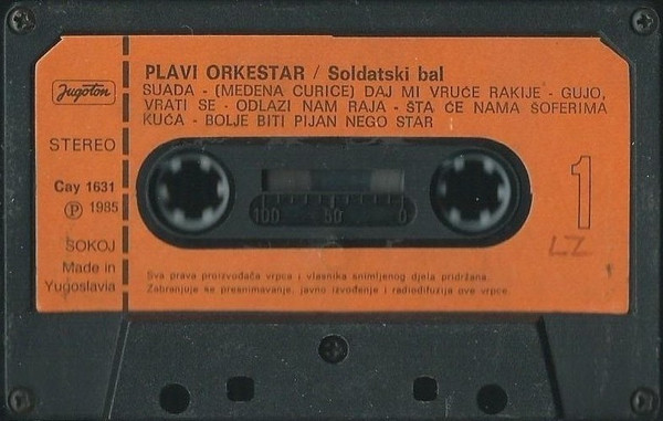 Plavi Orkestar - Soldatski Bal (Cass, Album)