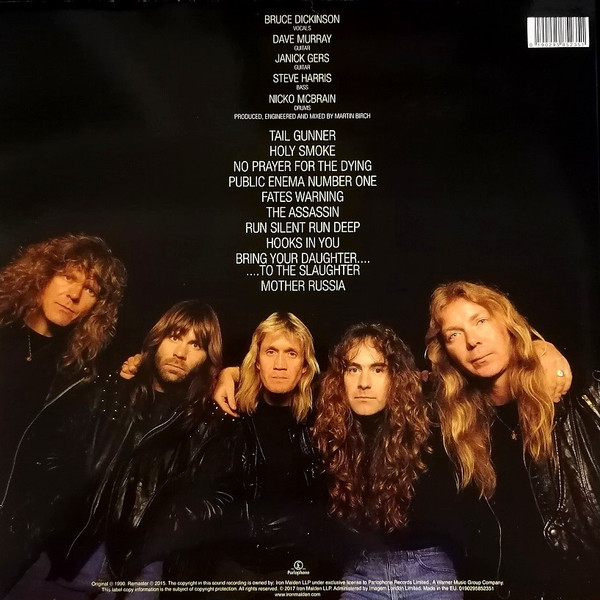 Iron Maiden - No Prayer For The Dying (LP, Album, RE, RM)