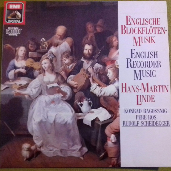 Hans-Martin Linde, Konrad Ragossnig, Pere Ros, Rudolf Scheidegger - Englische Blockflötenmusik / English Recorder Music / Musique Anglaise Pour Flute A Bec (LP, Album)