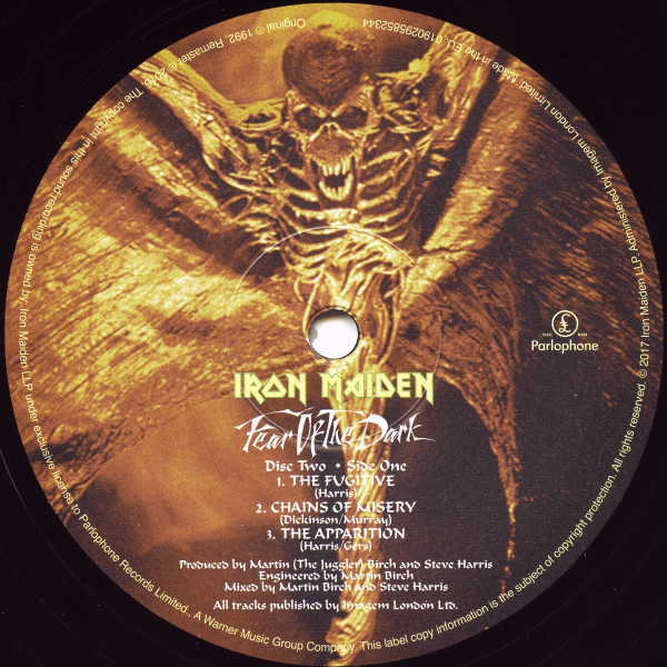 Iron Maiden - Fear Of The Dark (2xLP, Album, RE, RM, Gat)