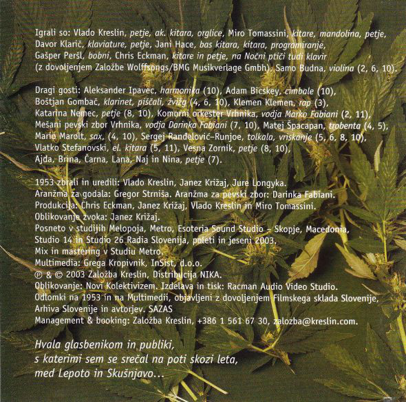 Vlado Kreslin - Generacija (CD, Album, Enh)