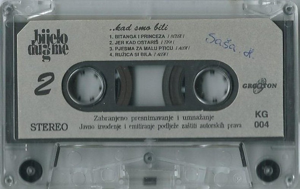 Bijelo Dugme - ..Kad Smo Bili (Cass, Comp)