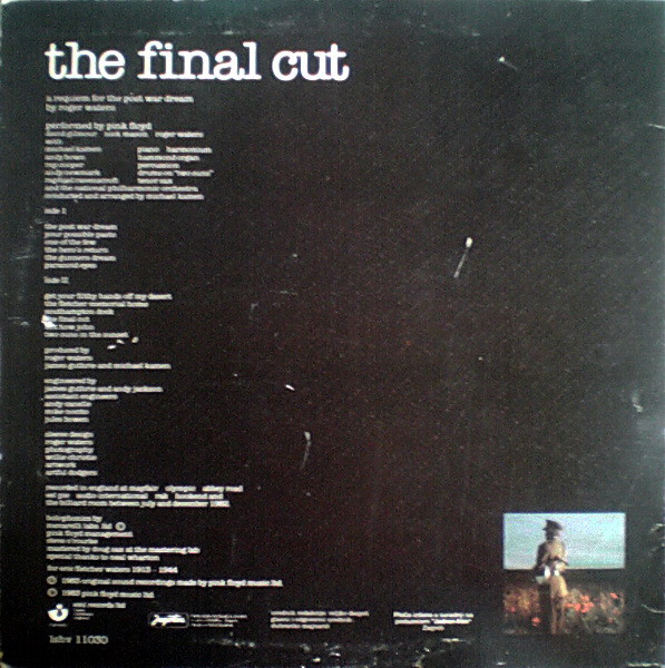 Pink Floyd - The Final Cut (LP, Album, Gat)