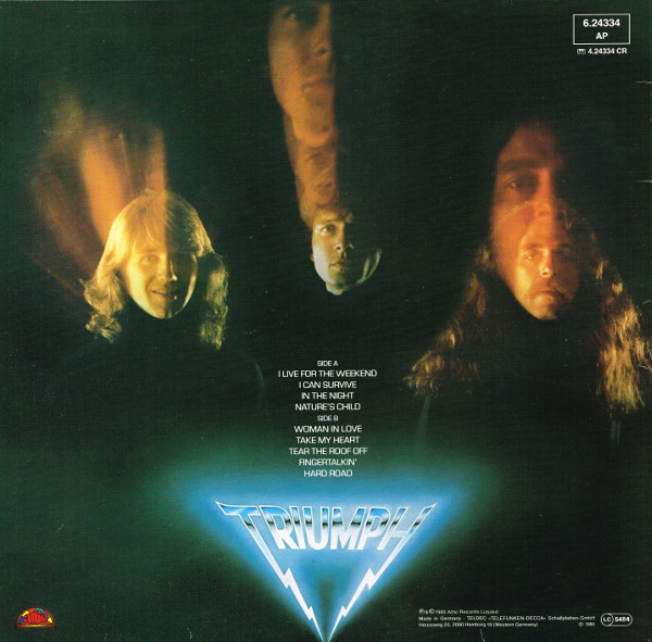 Triumph (2) - Progressions Of Power (LP, Album)