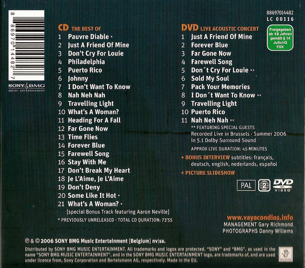 Vaya Con Dios - The Ultimate Collection (CD, Comp + DVD-V, PAL + Comp, Dig)