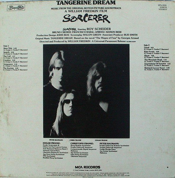 Tangerine Dream - Sorcerer (LP, Album, RE)
