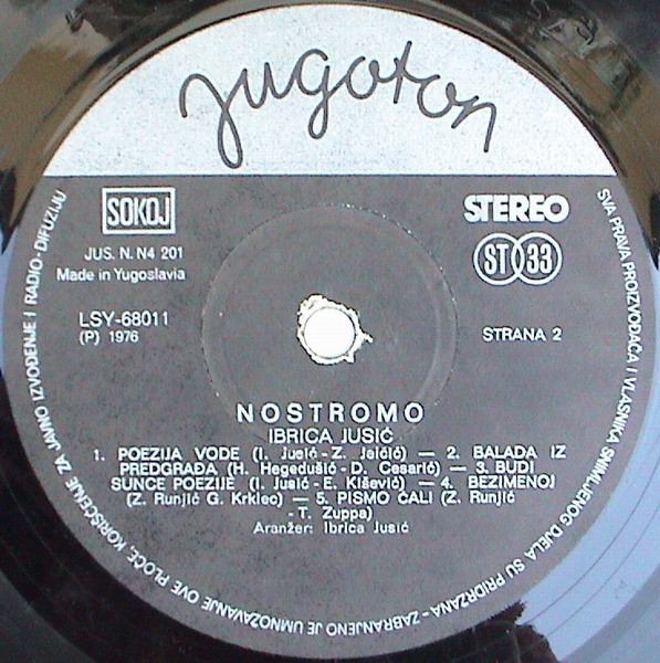 Ibrica Jusić - Nostromo (LP, Album)