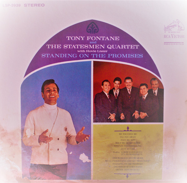 Tony Fontane And The Statesmen Quartet With Hovie Lister - Standing On The Promises (LP)