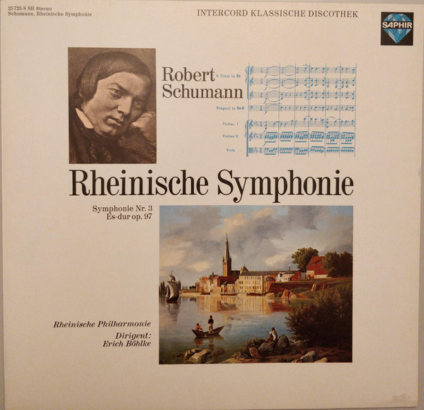 Robert Schumann, Rheinische Philharmonie, Erich Böhlke - Rheinische Symphonie (Symphonie Nr. 3 Es'dur Op. 97) (LP, RP)