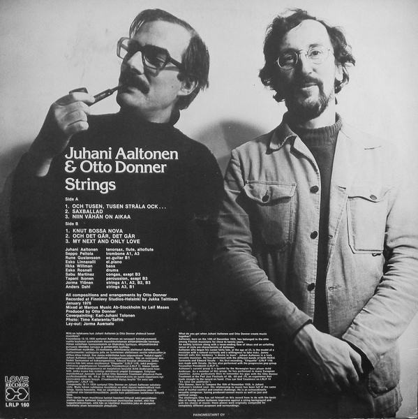 Juhani Aaltonen & Otto Donner - Strings (LP, Album)