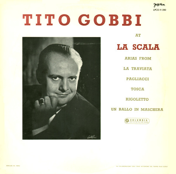 Tito Gobbi - Tito Gobbi At La Scala = Tito Gobbi U Scali (LP)