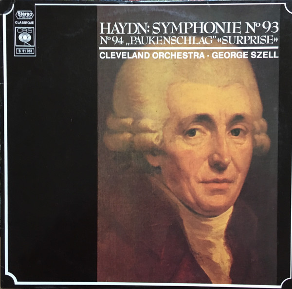 Haydn* / The Cleveland Orchestra -  Symphonie no 93 In D-dur / Symphonie no. 94 In G-dur 
