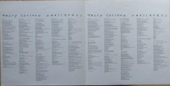 Tracy Chapman - Crossroads (LP, Album)