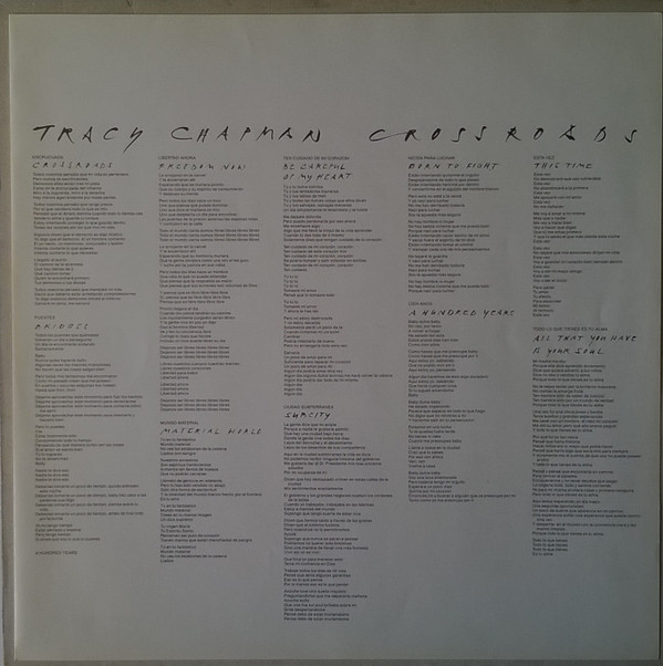 Tracy Chapman - Crossroads (LP, Album)