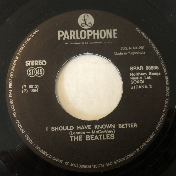 The Beatles - Yesterday / I Should Have Known Better (7