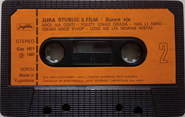 Jura Stublić & Film* - Sunce Sja! (Cass, Album)