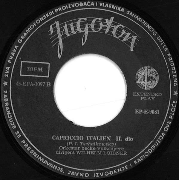 Petar Iljič Čajkovski*, Orkestar Bečke 