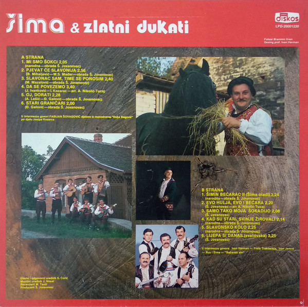 Šima* & Zlatni Dukati - Samo Tako Šokadijo Moja (LP, Album)