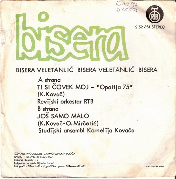 Bisera Veletanlić - Ti Si Čovek Moj (7