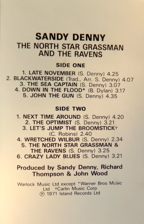 Sandy Denny - The North Star Grassman And The Ravens (Cass, Album)