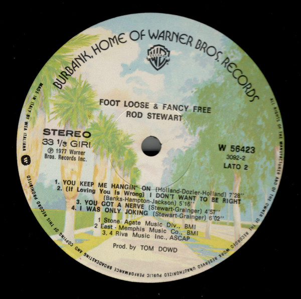 Rod Stewart - Foot Loose & Fancy Free (LP, Album)