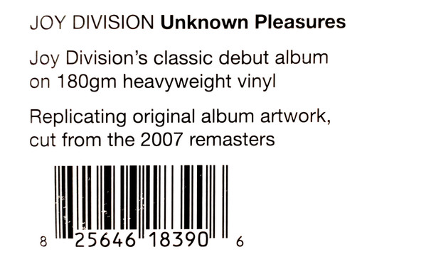 Joy Division - Unknown Pleasures (LP, Album, RE, RM, 180)