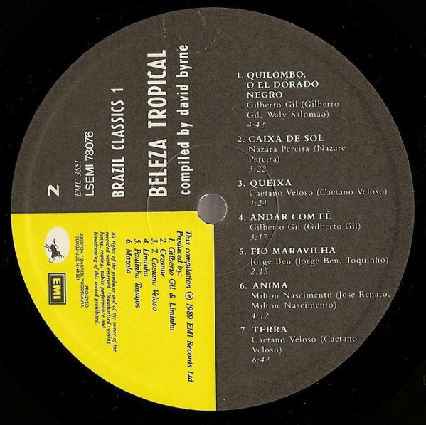 Various - Brazil Classics 1 - Beleza Tropical (LP, Comp)