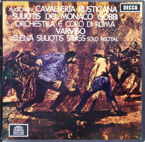 Mascagni* ; Suliotis*, Del Monaco*, Gobbi*, Orchestra* E Coro Di Roma, Varviso* - Cavalleria Rusticana / Elena Suliotis Sings (Solo Recital) (2xLP + Box)