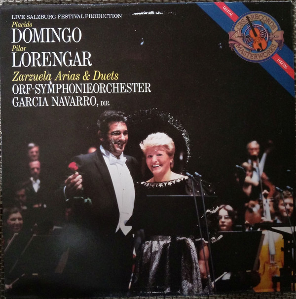 Placido Domingo, Pilar Lorengar, ORF Symphonieorchester, Garcia Navarro - Zarzuela Arias & Duets (LP, Album)