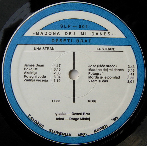 Deseti Brat - Madona Dejmi Danes (LP, Album, Ltd)