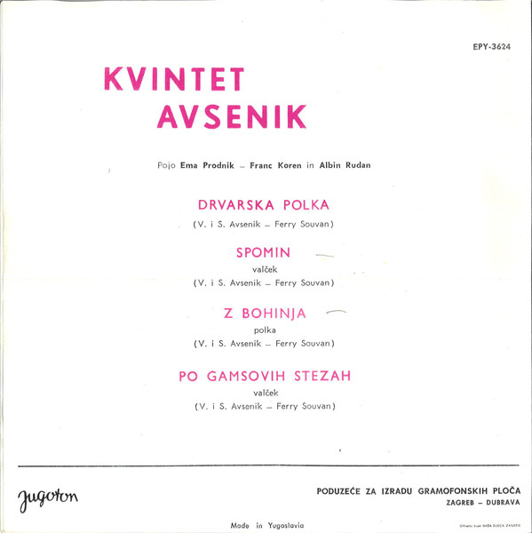 Kvintet Avsenik - Kvintet Avsenik (7