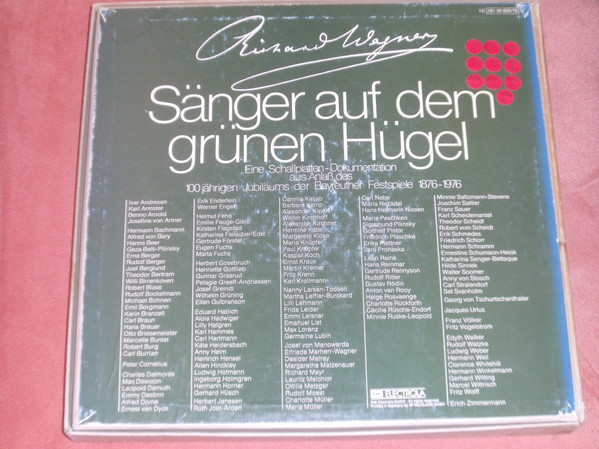 Richard Wagner - Sänger Auf Dem Grünen Hügel - Eine Schallplatten-Dokumentation Aus Anlaß Des 100jährigen Jubiläums Der Bayreuther Festspiele 1876-1976 (10xLP, Comp, Mono, RM + Box)