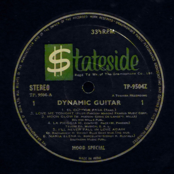 Shoji Yokouchi, Blue Dreamers - Dynamic Guitar Mood Special (LP)