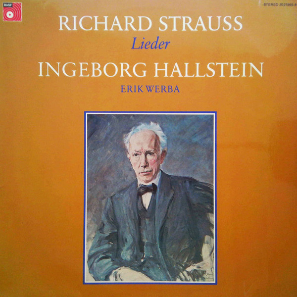 Richard Strauss, Ingeborg Hallstein, Erik Werba - Lieder (LP)
