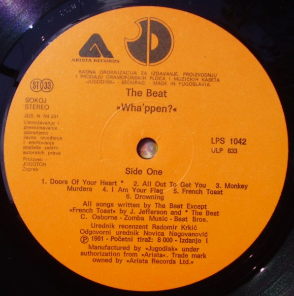 The Beat (2) - Wha'ppen? (LP, Album)