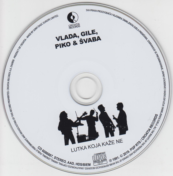 Vlada*, Gile*, Piko* & Švaba* - Lutka Koja Kaže Ne (CD, RE)