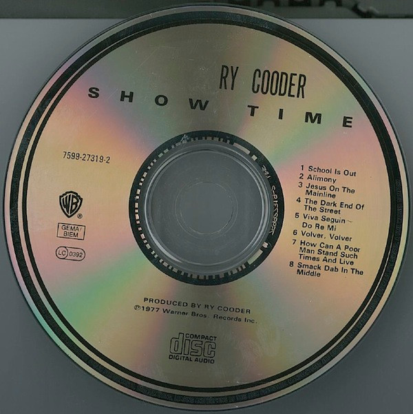 Ry Cooder - Show Time (CD, Album, RE)