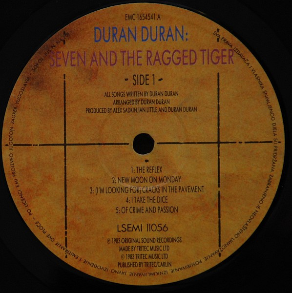 Duran Duran - Seven And The Ragged Tiger (LP, Album)