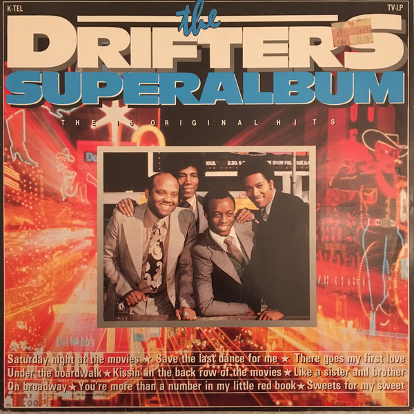 Superalbum the 16 Original Hits By The Drifters LP With Yupressings 