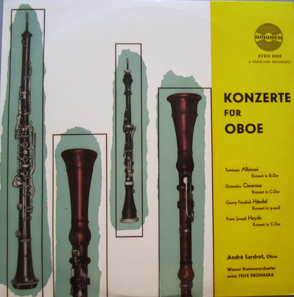 Wiener Kammerorchester - Konzerte Für Oboe (LP)