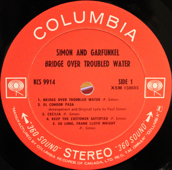 Simon And Garfunkel* - Bridge Over Troubled Water (LP, Album)