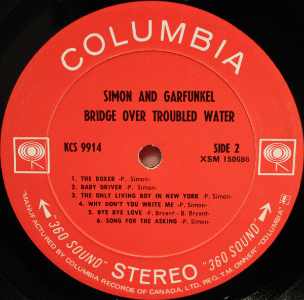 Simon And Garfunkel* - Bridge Over Troubled Water (LP, Album)