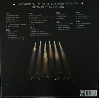 Eagles - Live From The Forum MMXVIII (4xLP, 180)