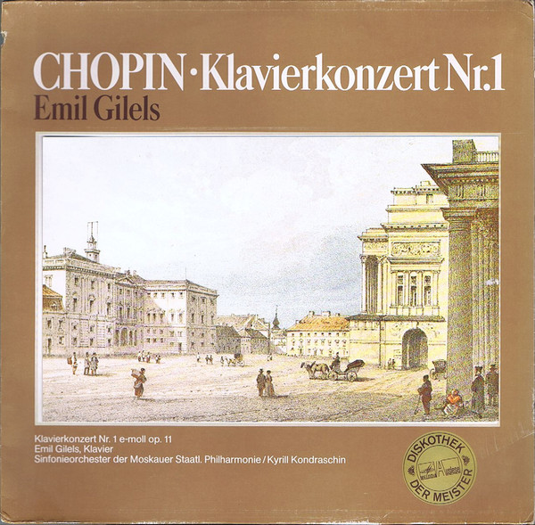 Chopin*, Emil Gilels - Klavierkonzert Nr.1 (LP)