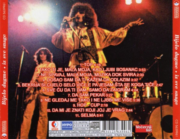 Bijelo Dugme - Iz Sve Snage (CD, Comp, RP)