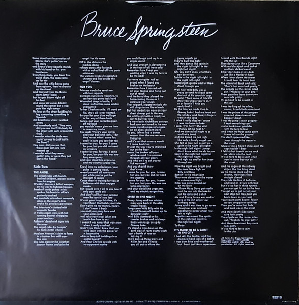 Bruce Springsteen - Greetings From Asbury Park N.J. (LP, Album, RE)