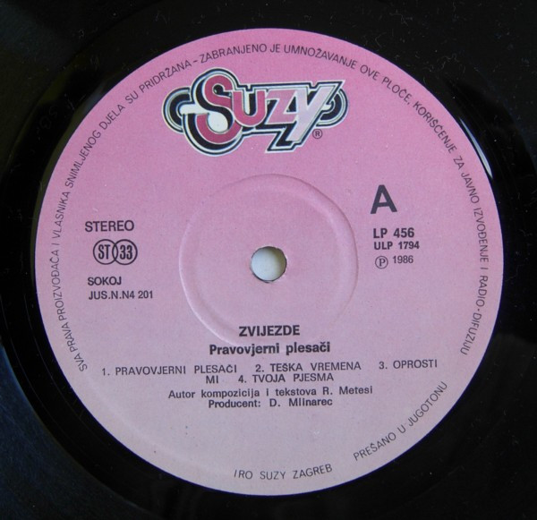 Zvijezde - Pravovjerni Plesači (LP, Album)
