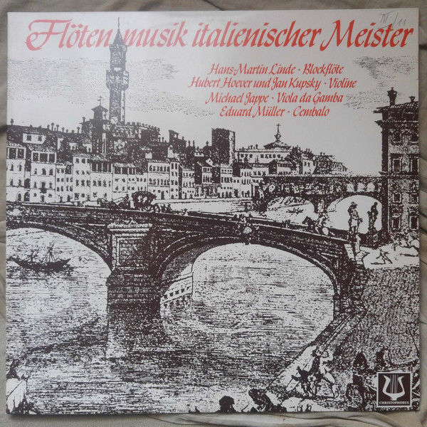Hans-Martin Linde - Flötenmusik Italienischer Meister (LP)