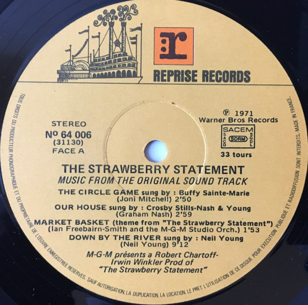 Various - The Strawberry Statement (2xLP, RE)