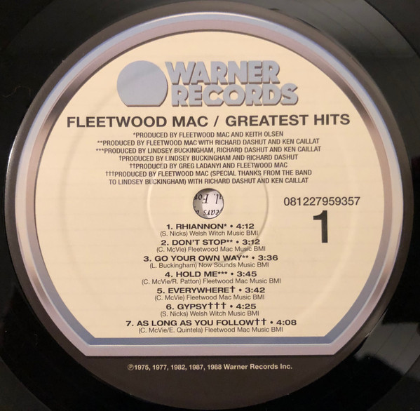 Fleetwood Mac - Greatest Hits (LP, Comp, RE)